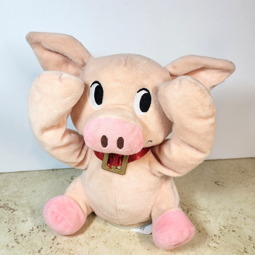 Gemmy Ind. Peek-A-Boo 9" Pig Talking Animated  Moves Plush Hard To Find‎ TESTED